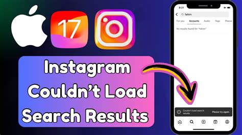 couldn't load results instagram